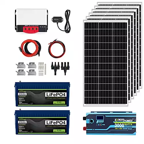 600W Solar Power Kit