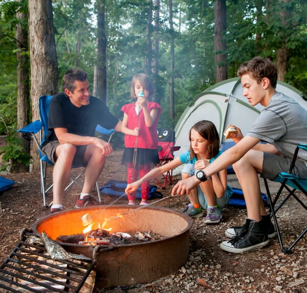 camping with kids