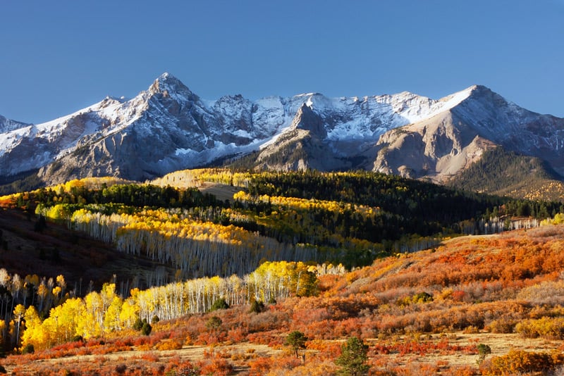 dispersed camping in the Uncompahgre National Forest colorado