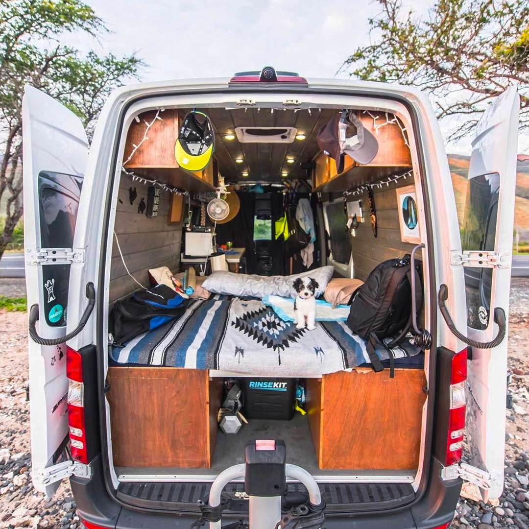 old vans with beds