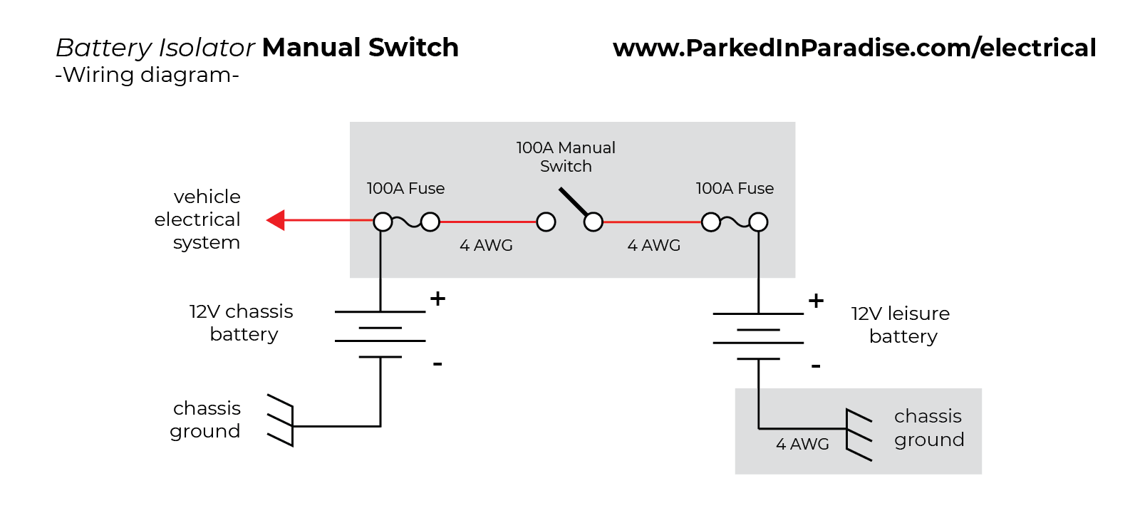 Marine Battery Isolator Switch Wiring Diagram - Wiring Diagram