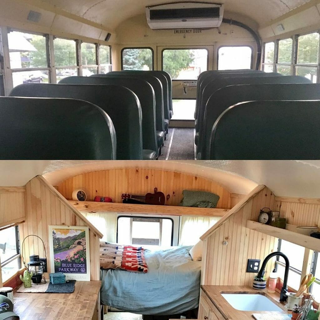 medium length school bus conversion