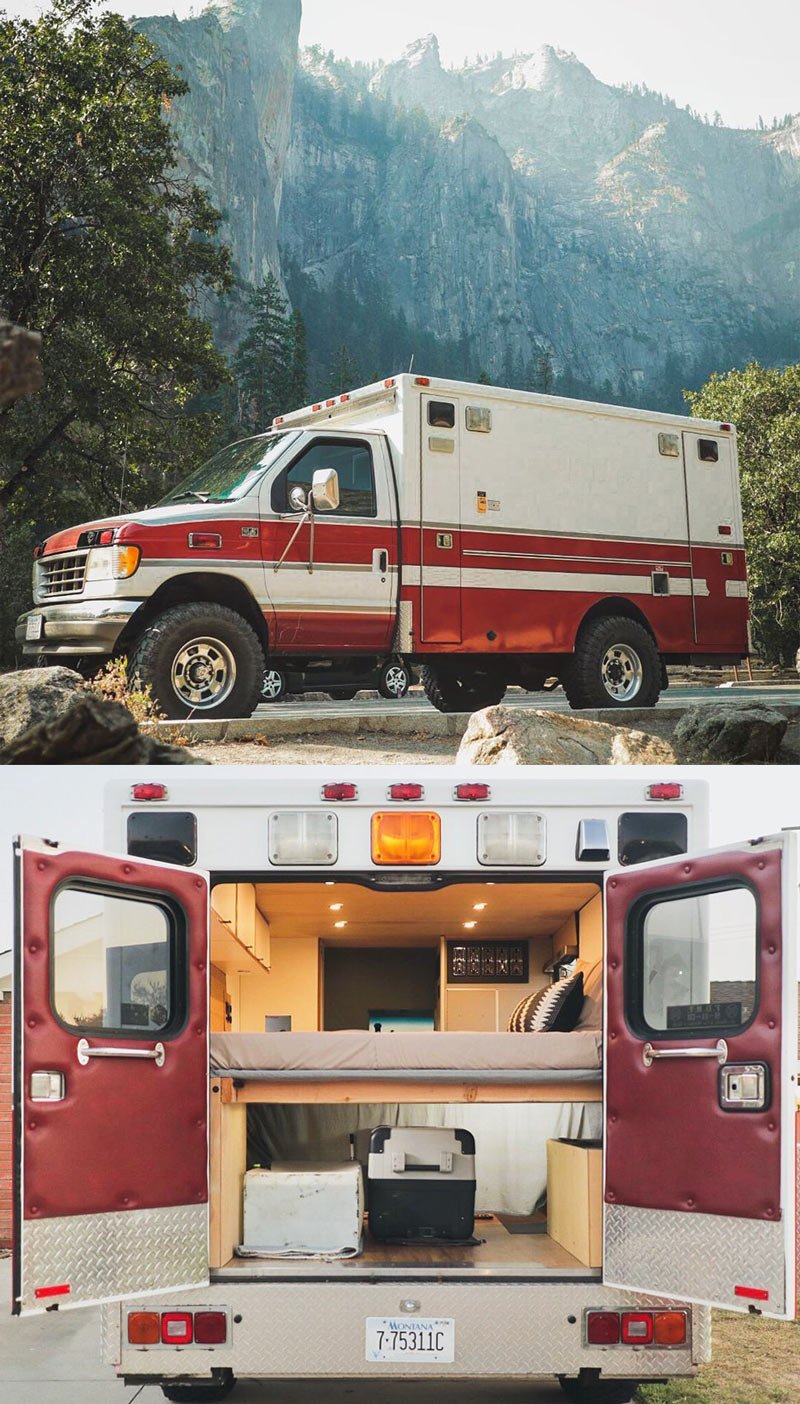 design a diy ambulance camper van conversion