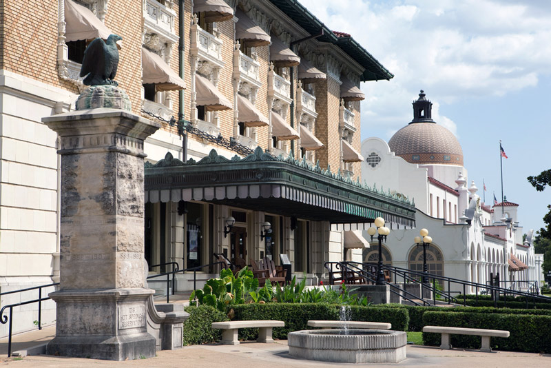 bathhouse row in hot springs national park arkansas