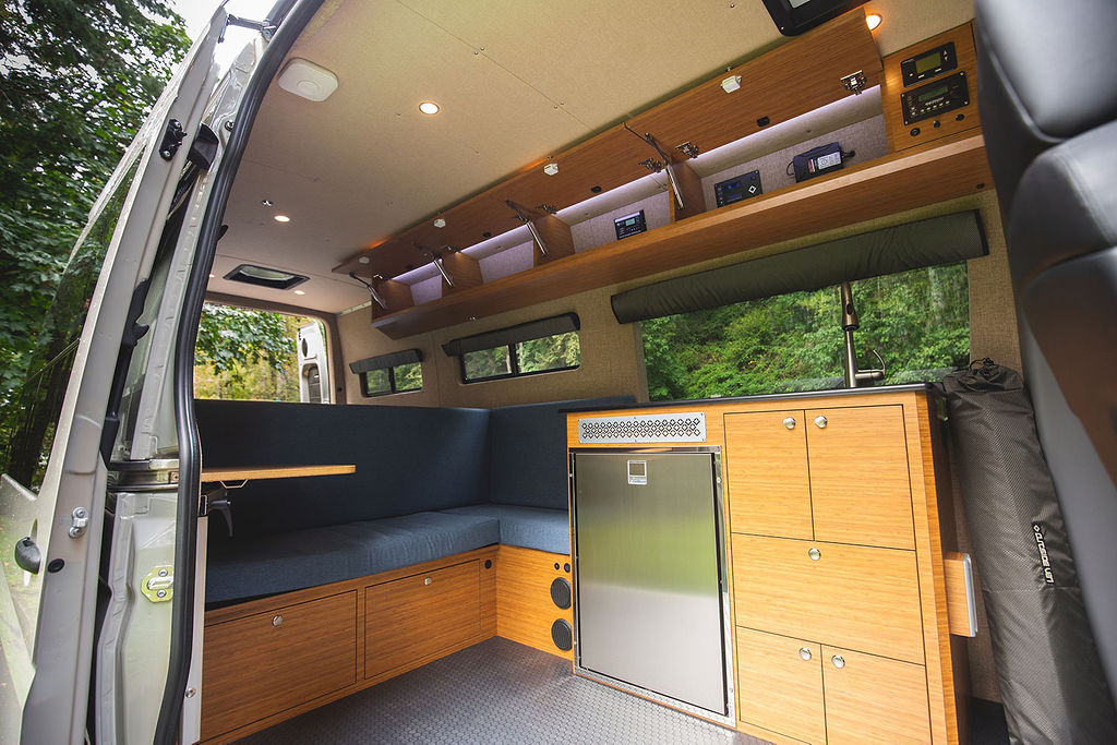 beautiful camper van conversion by outside van