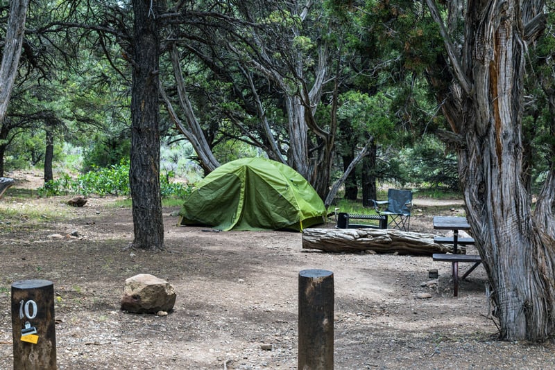 north rim campground in black canyon of the gunnison national park