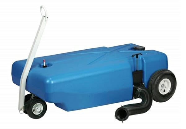 RV black water expansion tank