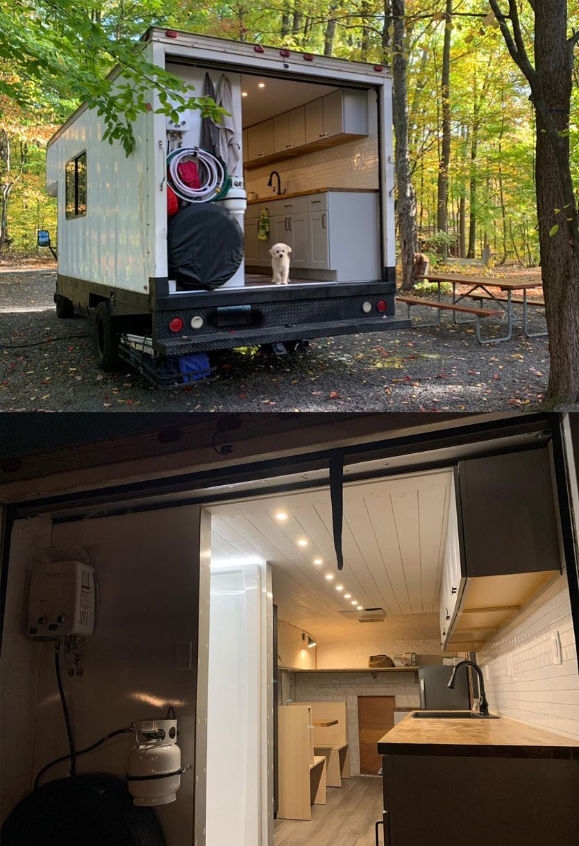 custom diy box truck conversion design