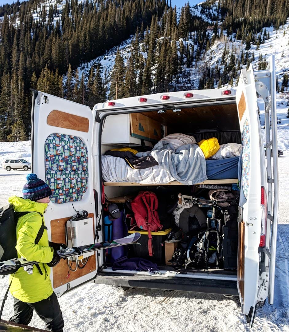 Heating a campervan conversion with a diesel or gas heater