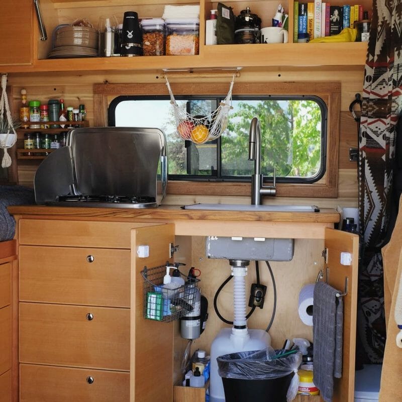 Parked In Paradise Complete Guide To Van Life Camping Rv Travel Installing A Camper Van Water System Sink Plumbing Diagrams