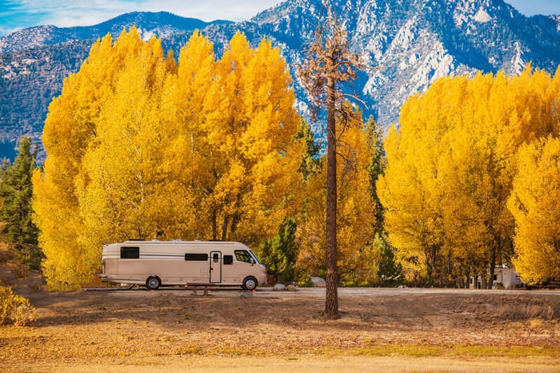 boondocking in the mountains in an rv