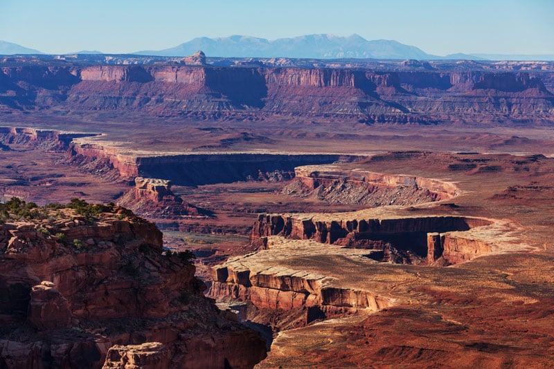 overlook at island of the sky in canyonlands national park in utah