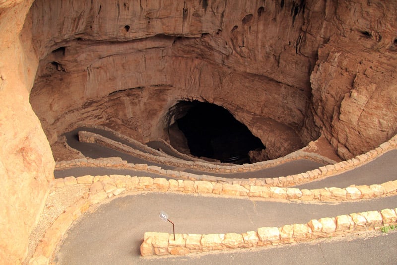 entrance to carlsbad caverns national park