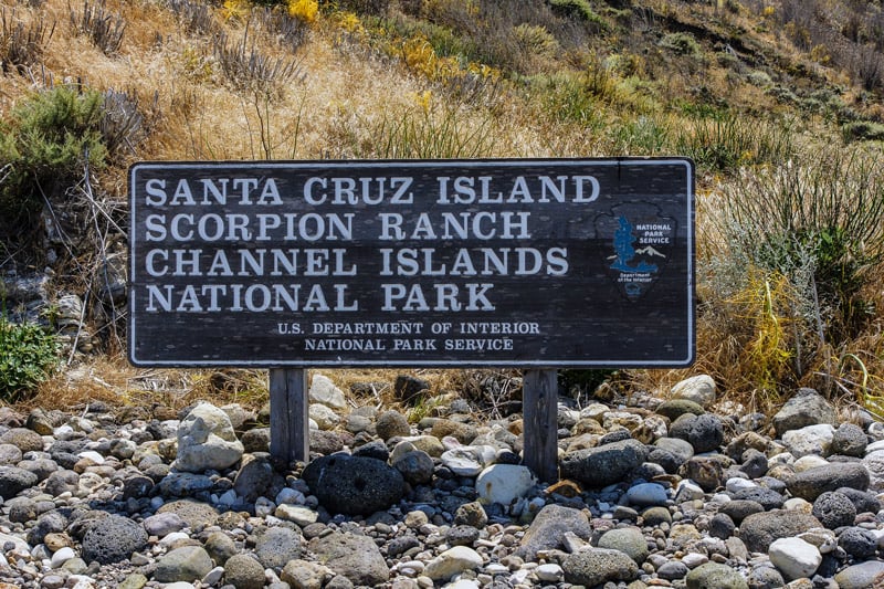 entrance to channel islands national park