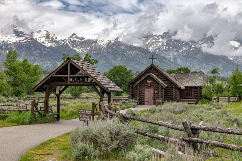 Chapel of Transfiguration in grand teton national park