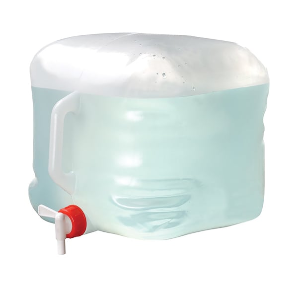 10.5 L Outdoor Camping Water Storage Bucket Rigid Water Container with Spigot 