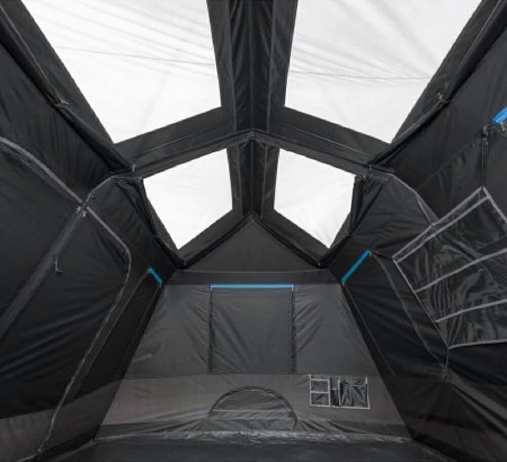 dark room tent interior