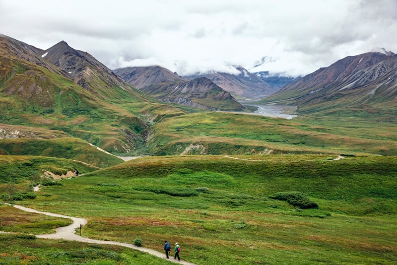 taking a large RV to denali national park in alaska