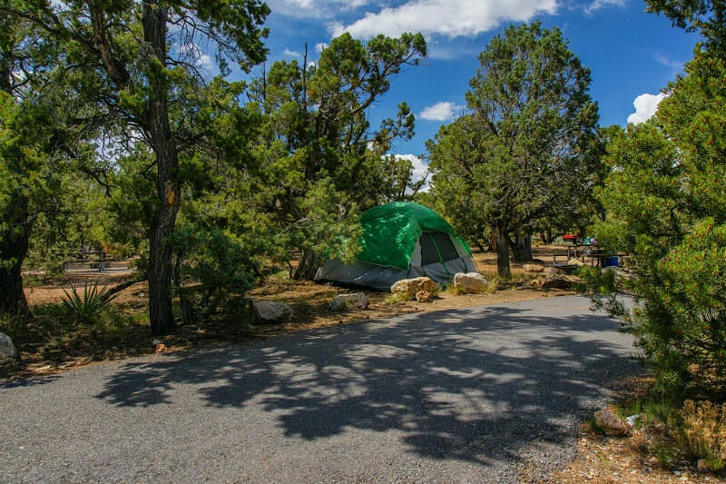 desert view campground on the grand canyon south rim