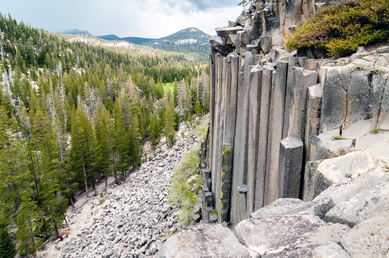 devil's postpile national monument in california