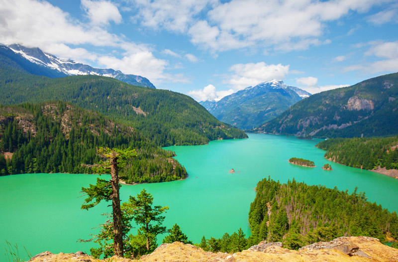 diablo lake in north cascades national park