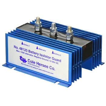 diode based battery isolator