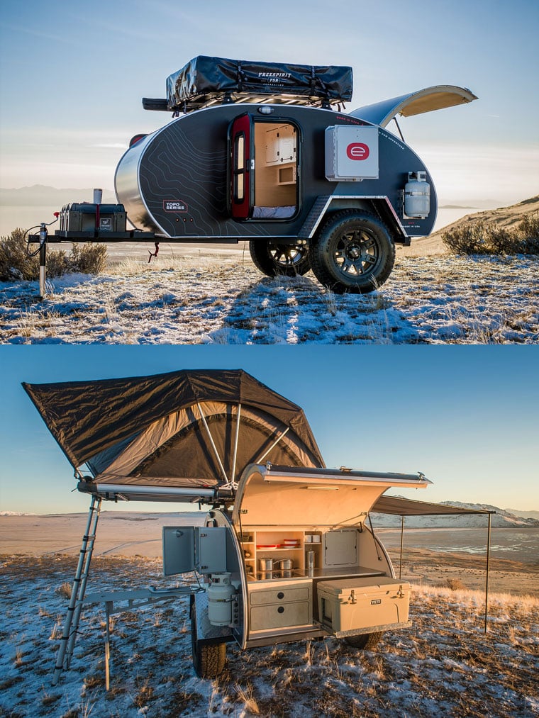 Escapod teardrop camper trailer