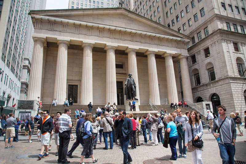 federal hall national memorial run by the national park service in new york city