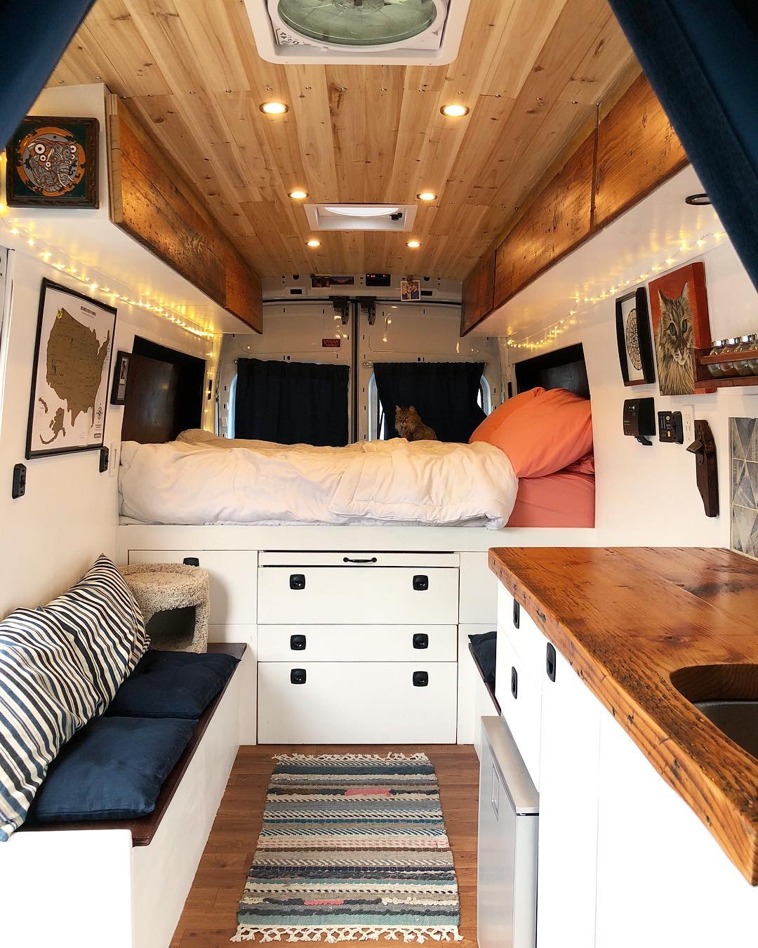 Ford Transit Camper Conversion Ideas & Inspiration Parked In Paradise