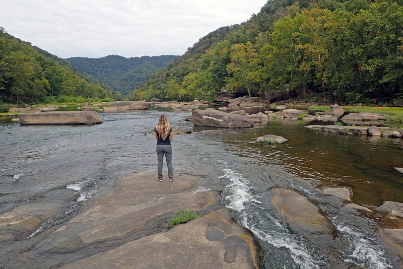 gauley national recreation area and river in a west virginia park