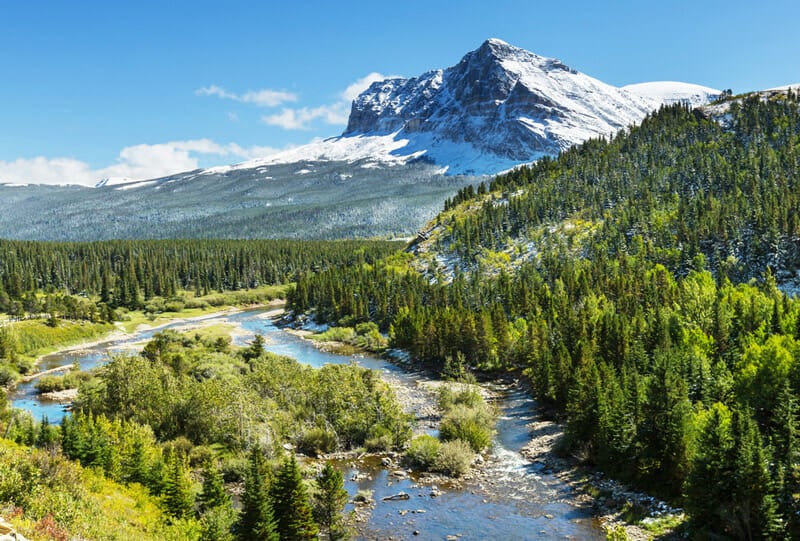 glacier national park in montana