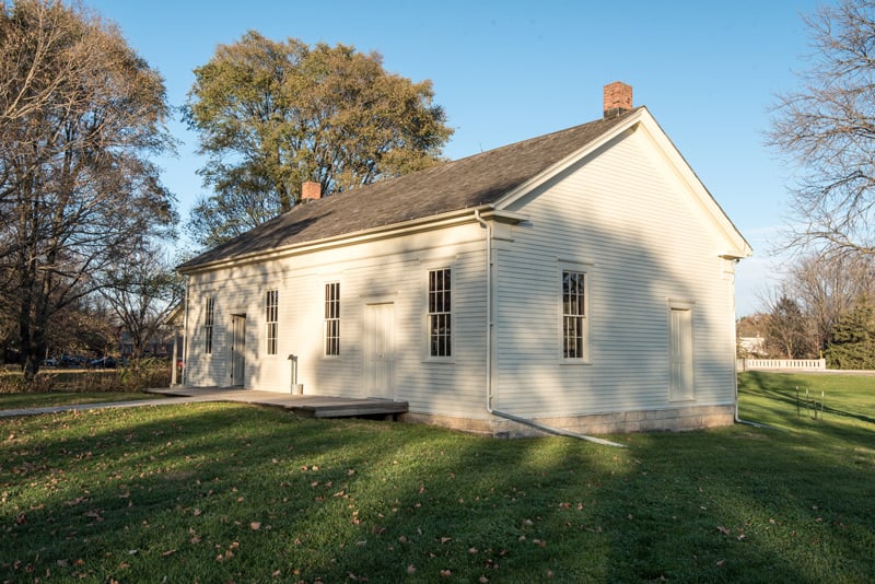 Friend's Meetinghouse at the Herbert Hoover National Historic Site