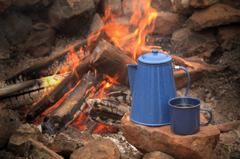 How to make percolator camp coffee