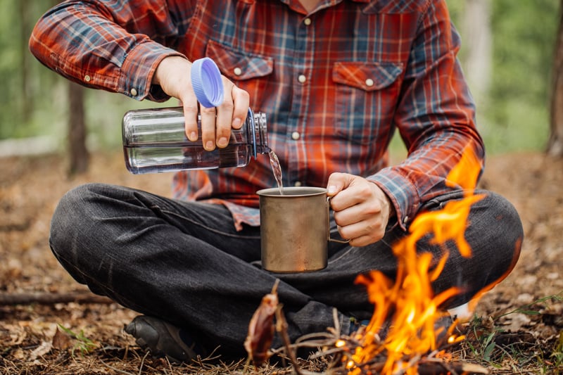 how to make instant camping coffee