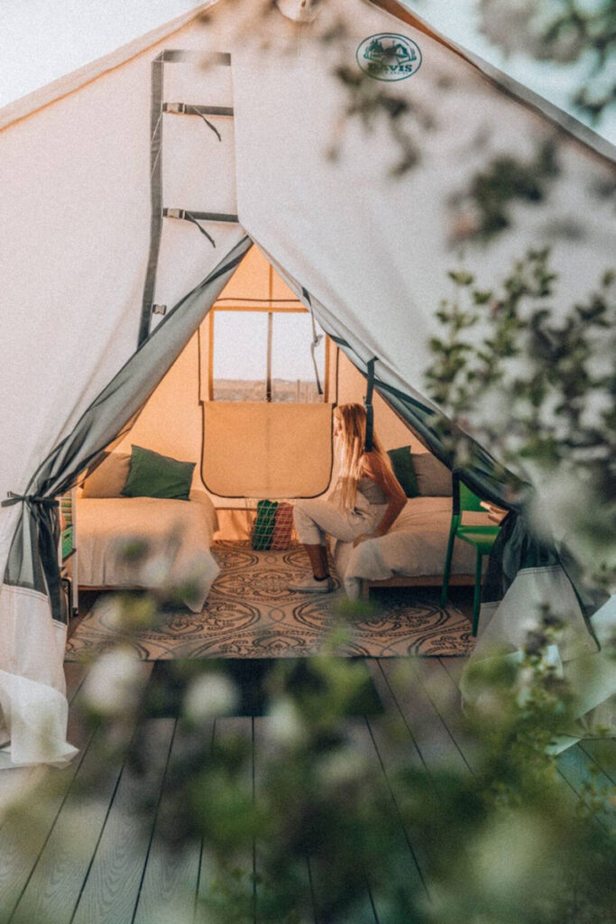 glamping tents near joshua tree national park