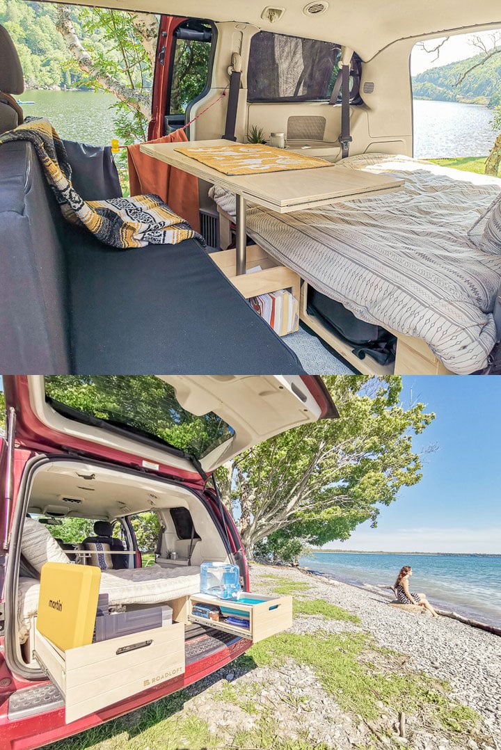 kia sedona minivan camper conversion