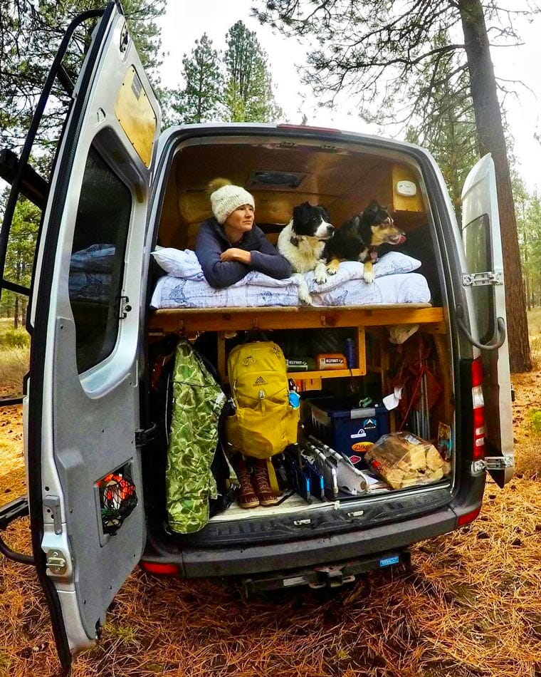 living in a van with a do