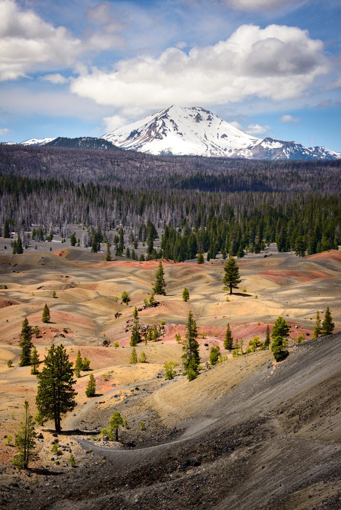 trails and campsites near lassen volcanic national park