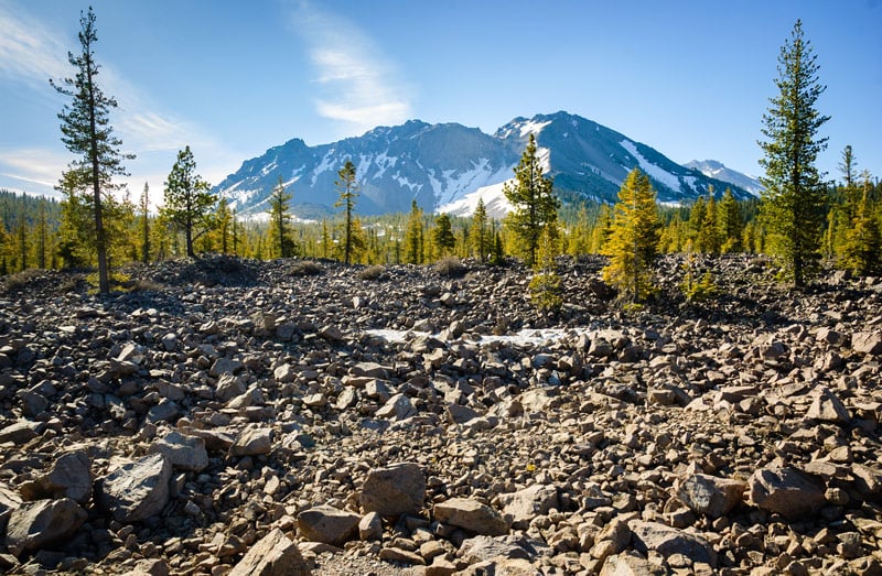 dispersed camping near lassen volcanic national park