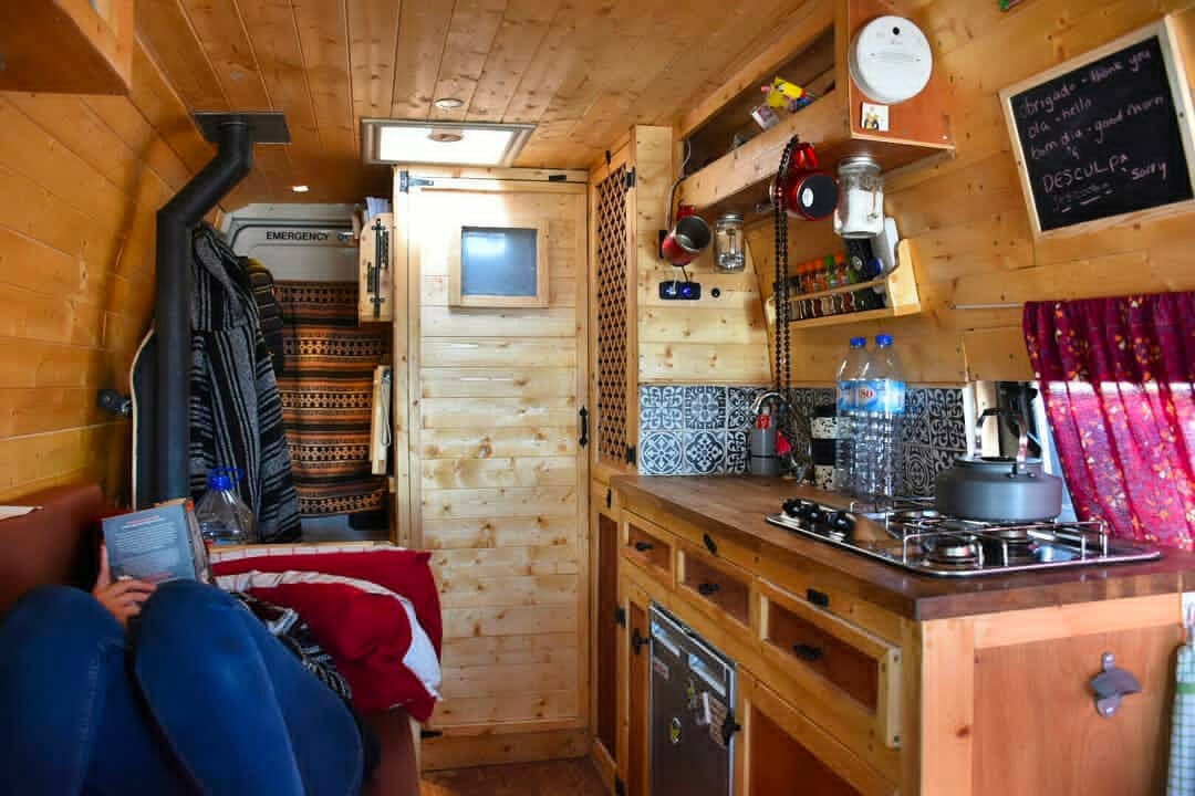 living in a campervan conversion full time