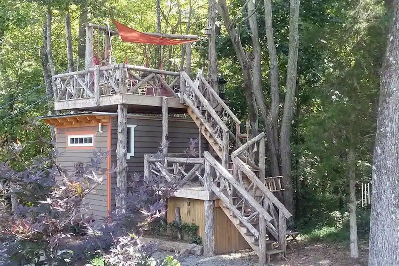 luxury camping cottage for a staycation in virginia