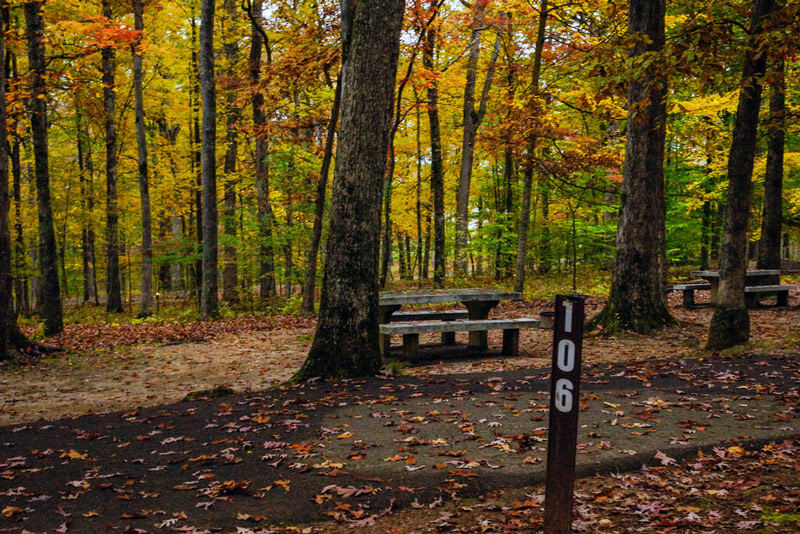 camping site in mammoth cave national park kentucky