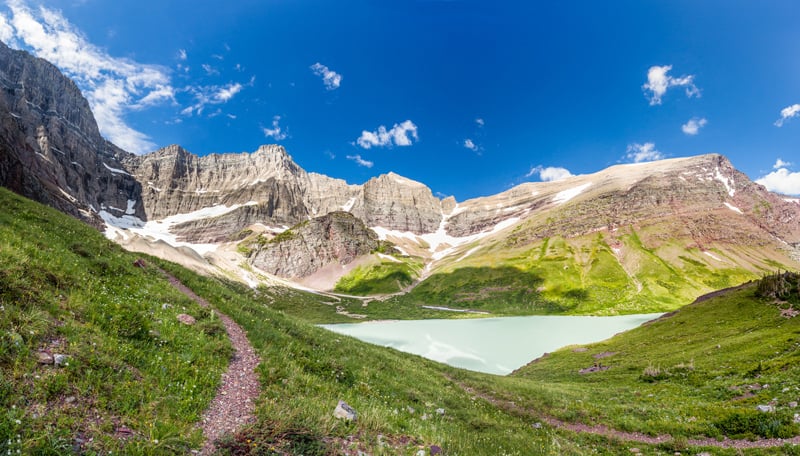 Cracker Trail near many glacier campground