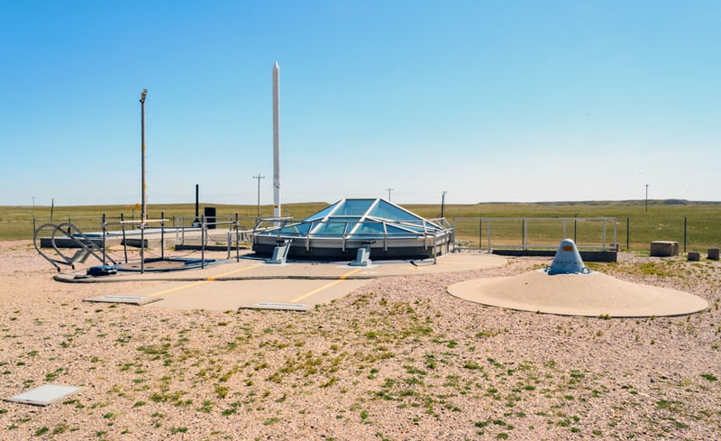 minuteman missile national historic site in south dakota near the badlands