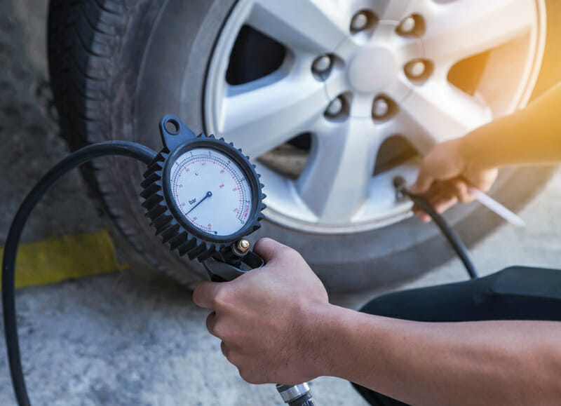 monitoring camper tire pressure