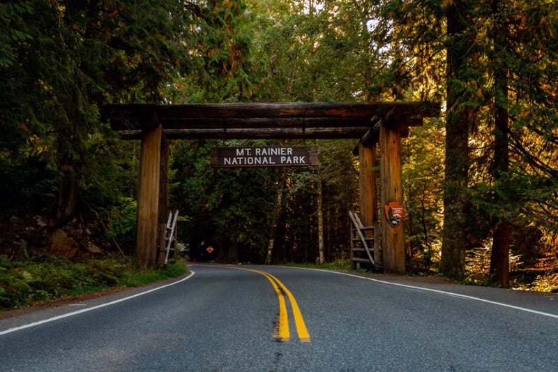 entrance to mount rainier national park