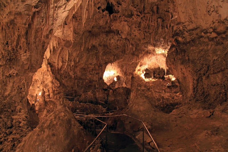 path leading through carlsbad caverns new mexico national park