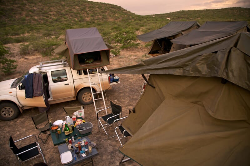 off road camping and overlanding