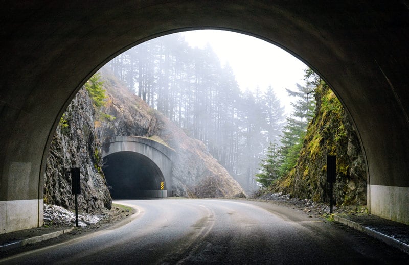 olympic loop drive on the washington peninsula