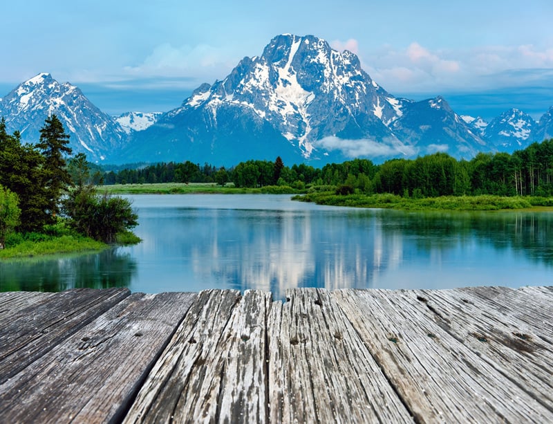 oxbow bend on the snake river in grand teton national park wyoming